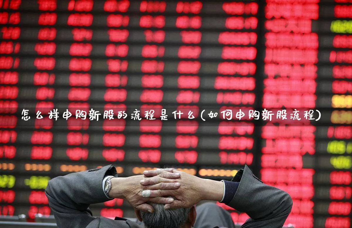 怎么样申购新股的流程是什么(如何申购新股流程)_https://www.xzdzchf.com_上交所_第1张