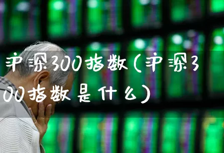 沪深300指数(沪深300指数是什么)_https://www.xzdzchf.com_创业板_第1张