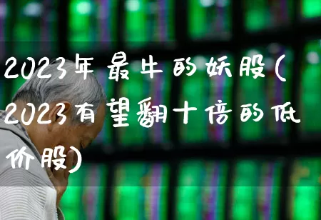 2023年最牛的妖股(2023有望翻十倍的低价股)_https://www.xzdzchf.com_科创板_第1张