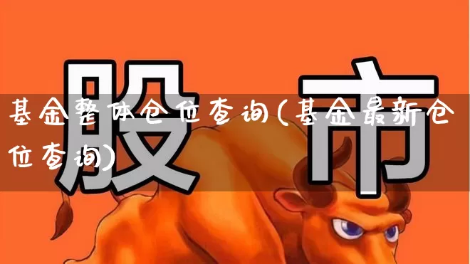 基金整体仓位查询(基金最新仓位查询)_https://www.xzdzchf.com_科创板_第1张