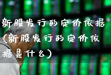 新股发行的定价依据(新股发行的定价依据是什么)_https://www.xzdzchf.com_创业板_第1张