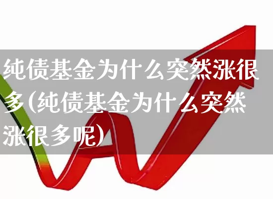 纯债基金为什么突然涨很多(纯债基金为什么突然涨很多呢)_https://www.xzdzchf.com_创业板_第1张