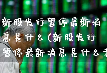 新股发行暂停最新消息是什么(新股发行暂停最新消息是什么意思)_https://www.xzdzchf.com_北交所_第1张