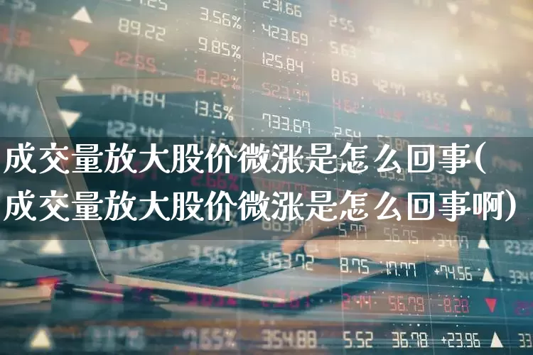 成交量放大股价微涨是怎么回事(成交量放大股价微涨是怎么回事啊)_https://www.xzdzchf.com_科创板_第1张